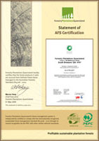 Forests NSW Certificate